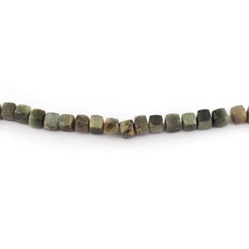 Perles oeil de chat facettées cube LKBEADS régulières pour bijoux sans défaut