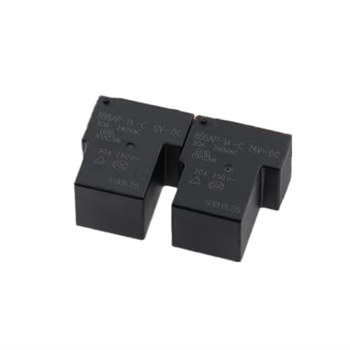 Relais de puissance 855AP-1A-C-24VDC 24V 30A à 4 broches pour circuits imprimés - Lot de 5 pièces