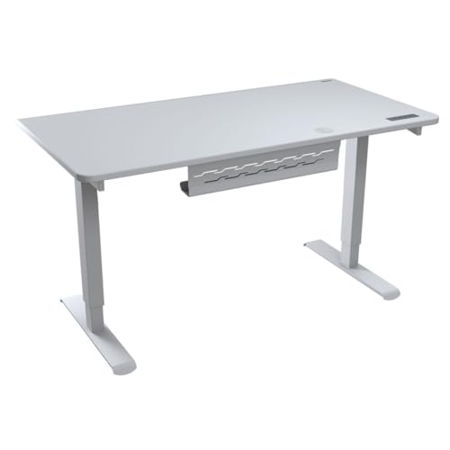 Cougar - Mesa Gamer Cougar Royal 150 Elite, Branca, Regulagem Elétrica de Altura, 150cm - 3MR1502W.0