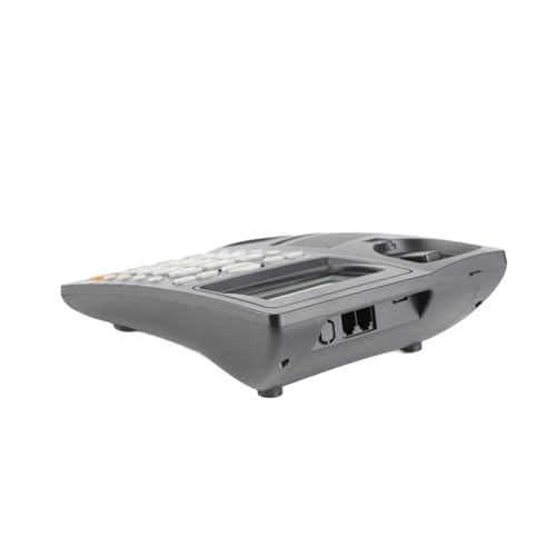 KX T880C - Indicatore identificativo chiamante, telefono fisso senza batteria, funzione muto, telefono domestico da parete con segreteria telefonica e compatibilità BT