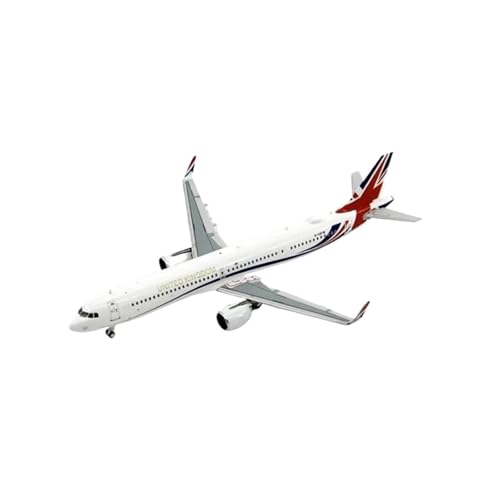 Modelo de avión A321neo G-XATW 1:400 miniatura metálica coleccionable para maquetas de exposición