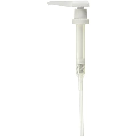 TOA 4pk of White Plastic Gallon Pumps Bottle Dispenser Oil Cream Lotion Liquid Container Cover