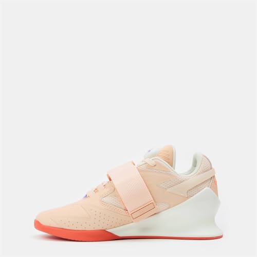 Reebok Legacy Lifter Iii, Women's Sneaker, Washed Clay Chalk Super Coral, 5.5 US