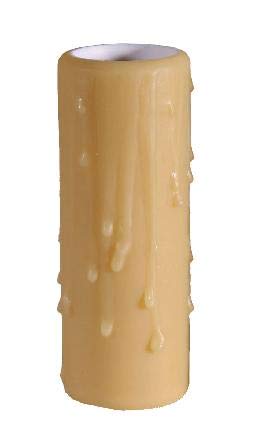 B&P Lamp® 4" Ht., Gold Poly Candle Cover, Candelabra Base