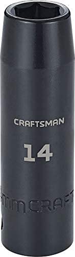 Image of CRAFTSMAN Deep Impact Socket, Metric, 1 /2-Inch Drive, 14mm (CMMT16075)