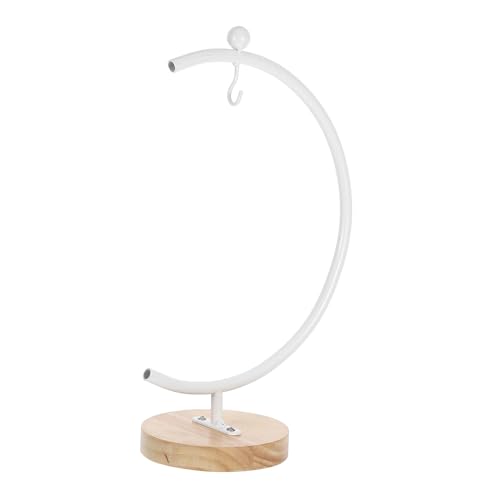 Soporte para Colgar Macetas Antivuelco Base Estable Hierro Madera Interior 2