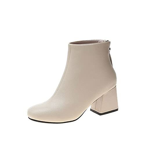 Bottines à talons hauts épais pour affronter l'hiver avec style au bureau