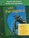 Pre-Algebra, Parent and Student Study Guide Workbook