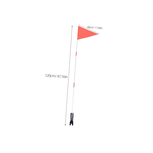 MOTHNUR 2sätze Sicherheitswimpel Für Kinderfahrräder Hohe Sichtbarkeit Doppelseitige Flagge Einfach Zu Montieren Geeignet Für Achsen Und Gepäckträger Robustes Material Leuchtendem