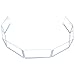 PENNZONI Extension Panels for Drum Shield w/Plastic Hinges, 2FT Tall Drum Panel Extension, Crystal Clear Acrylic Extension