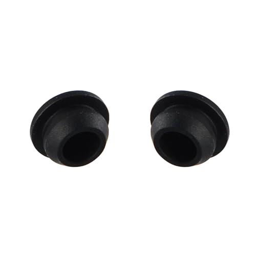 Image of RUIAN 20 Pcs Silicone Plugs, Waterproof Tapered Round 9mm Hole Stoppers, Hole Stoppers Waterproof Hole Plug for Metal Tube, Black.