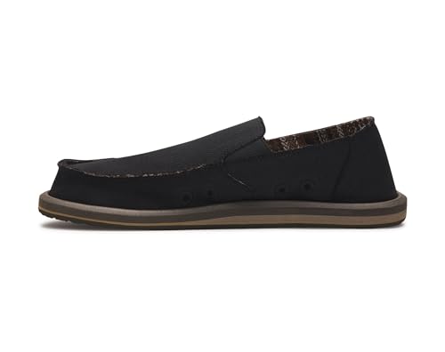Image of Men's Casual Black Loafers & Slide-Ons by Sanuk