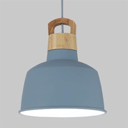 Lustre coloré réglable E27 en bois pour comptoir de bar et salon - 2