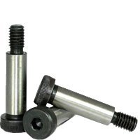 Perno de hombro - Tornillos de hombro - Acero aleado - Rosca: #10-24 - Diámetro de hombro: 1/4" - Longitud de hombro: 2" - Acabado de óxido negro