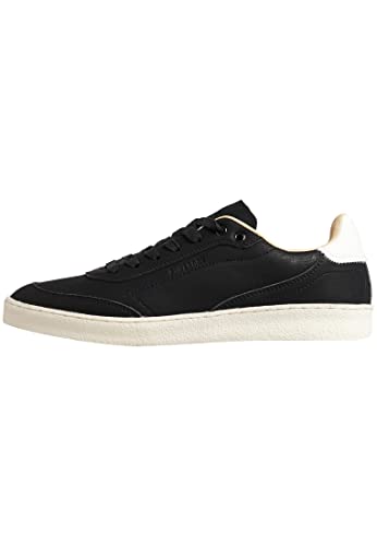 Superdry Premium Sleek Trainer, Zapatillas Hombre, Negro, 41 EU
