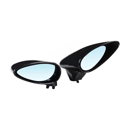 VEGFBOWA 手動スプーンサイドドア JDM レーシング スポーツカー バックミラー ジャズ/フィット GE6 GE8 2008-2013 対応(755A Gloss Black)