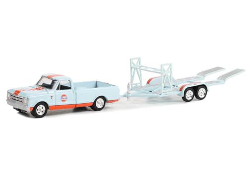 Marca: Chevrolet 1968 Chevrolet C/K Shortbed Gulf Oil + Remolque Gulf Oil \