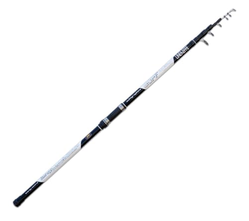Lineaeffe Long Beach WWG 3.90 m up to 200 g Cañas de Pescar Surfcasting Telescópica Beach Ledgering