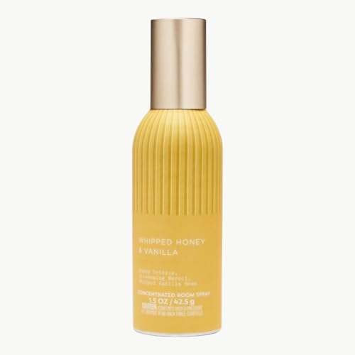 Generic Bath & Body Whipped Honey & Vanilla Concentrated Room Spray 1.5 oz. / 42.5 g (Packaging Styles May Vary), Yellow