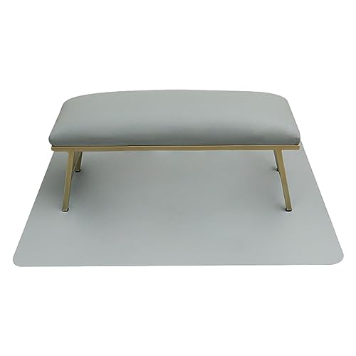 FashionCha 枕のセットとネイルカーペット、除去のサポート、プロのメタルネイルデコレーションのためのクッションカーペットセット, ライトグレー