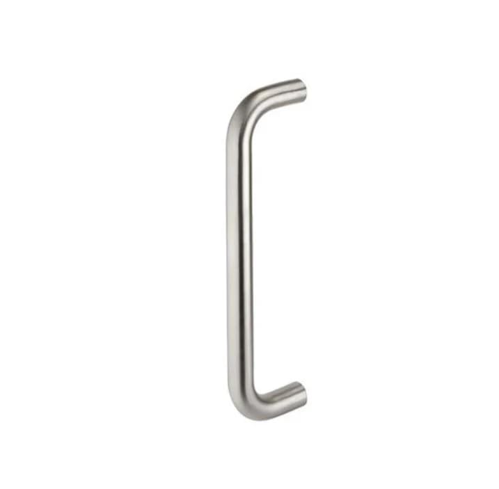 EUROART Satin Stainless Steel Finish D Door Pull Handle (Multiple Size) Both Style and functionality, Making it Suitable for Residential, Commercial, or Industrial Spaces. (32 x 450mm)