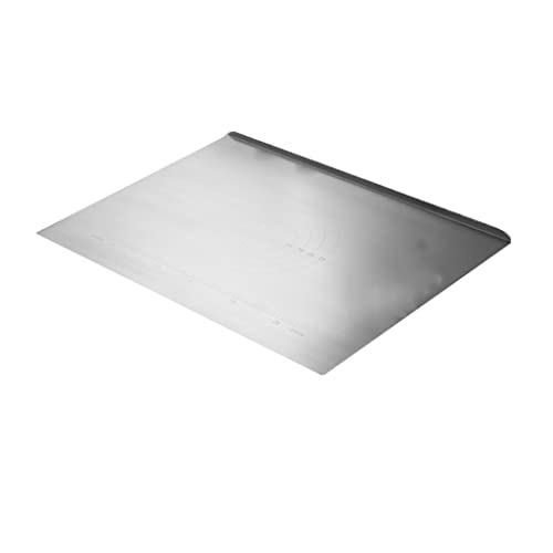 Tabla de Cortar Tabla de cortar de acero inoxidable de primera calidad para cocina, tabla de amasar grande en forma de Z, tabla de cortar para queso, tablas de cortar verduras, tabla de cortar para tr