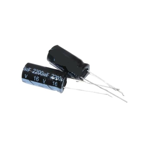 Condensador electrolítico 16V 2200UF componentes de filtrado radial 2