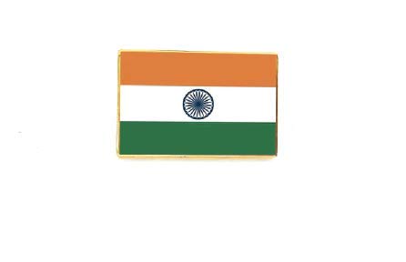 Flag World India Flag Badge