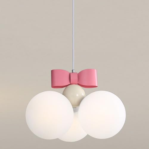 Lustre LED variable nœud cartoon en résine PE suspension moderne ajustable
