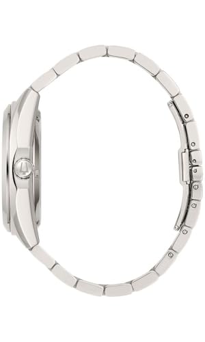 Bulova Men's Classic Surveyor 3-Hand Automatic Watch, Hack Feature, Luminous Hand, Open Aperture, Screw-Back Case, 42mm