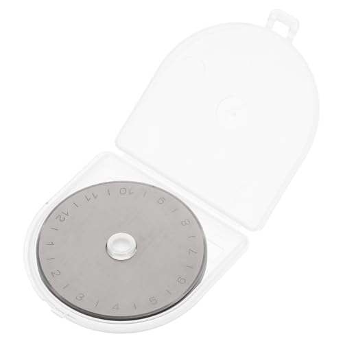 Parliky 10 piezas Cuchillas para Cortador Rotatorio Afiladas y Duraderas para Corte de Tela y Cuero Recambios Compactos y Portátiles para Sastrería y Manualidades