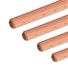 SPINA IN FAGGIO PER MOBILI ZIGRINATA (Misura Ø 6