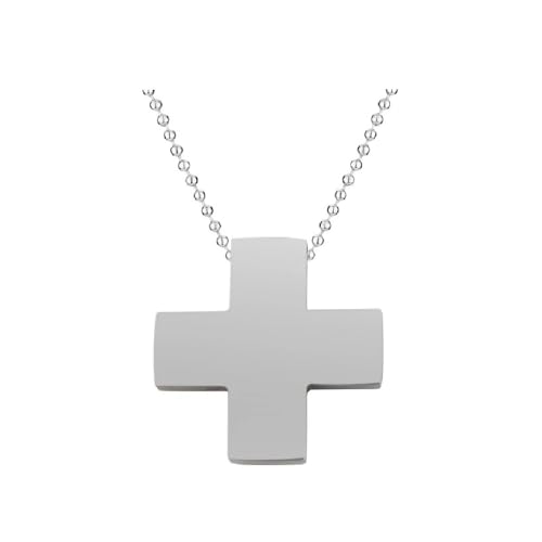 Katsuragi Misato Cosplay Pendant Chain Necklace - Unisex (Silver)