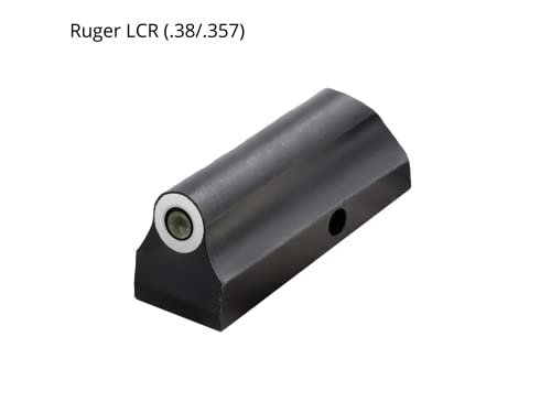 XS SIGHTS New Standard Dot Night Sights for Ruger LCR Pistols, Glow Sights for Tactical Applications, Fits Multiple LCR Calibers