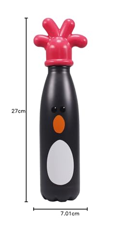 Aardman - Water Bottles - Wallace and Gromit Metal Water Bottle - Feathers McGraw