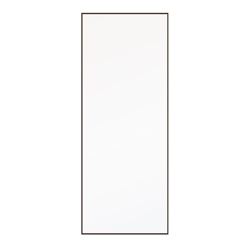 永井興産(Nagai Kosan) 細枠ウォールミラー 幅60cm 受注生産品 日本製 ブラウン