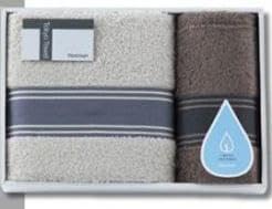 [ギフト包装対応]ホットマン1秒タオル 大判バス・フェイスタオルギフトセット / 高い吸水性 上質 綿100% 埼玉県