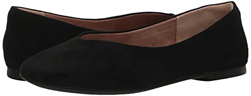 Amazon Essentials Women's Square-Toe Ballet Flat, Black, 10 #TOP6