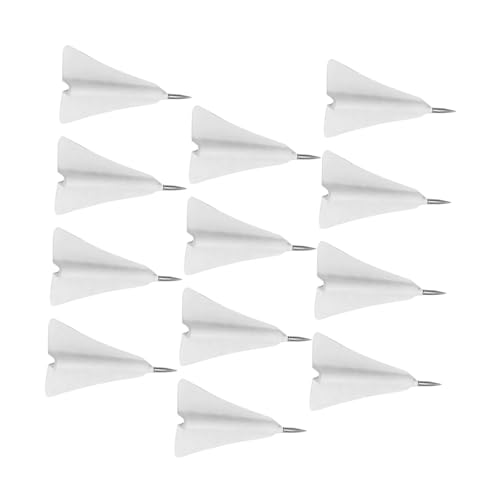 Punaises d'avion faciles à ranger blanches pour organiser vos tableaux de liège - 2