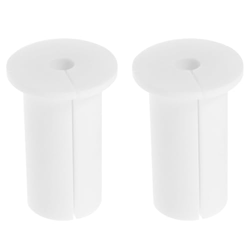 Kisangel Pasacables de Silicona para Cables Eléctricos Ojales Resistentes, Kit de 2 Piezas para Montaje en Pared, Uso Doméstico y Entornos Profesionales
