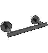 RARXTR Matte Black Toilet Paper Holder SUS304 Stainless Steel Double Post Pivoting Toilet Paper R...