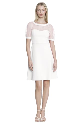 Image of Maggy London Women's Illusion Dress Occasion Event Party Holiday Cocktail Guest of Wedding.