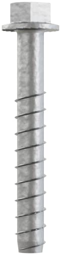 Simpson Strong-Tie THDT75600HMG Titen HD 3/4 in. x 6 in. Mechanically Galvanized Heavy-Duty Screw Anchor (5-Qty)