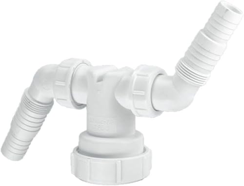 McAlpine V33WM Twin Connector, White
