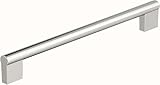 Amerock BP36915PN | Versa 8-13/16 inch (224mm) Center-to-Center Polished Nickel Cabinet Pull | Kitchen Cabinet Hardware | Furniture Hardware | Drawer Handle