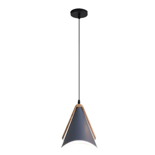 Luminaire suspendu gris moderne pour plafond de chambre et salon