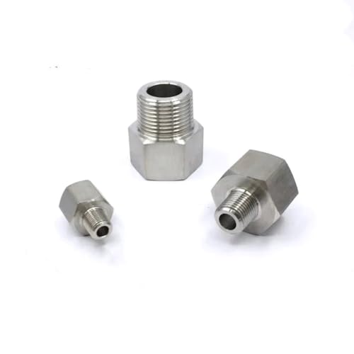 Conector de acero inoxidable 304 duradero de hembra a macho 1/2 x 3/8 5