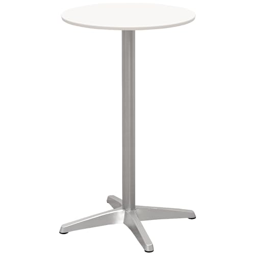 �Ƌ��AKIRA �J�t�F�e�[�u�� �n�C�e�[�u�� �� �z���C�g ��60cm ��100cm �ؓV�� ���y�� CTHXA-60R-WH