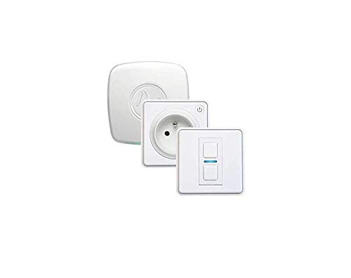 Lightwave Smart Series L21412TEWH - Lighting & Power Starter Kit - Home Automation Kit - Wireless - White