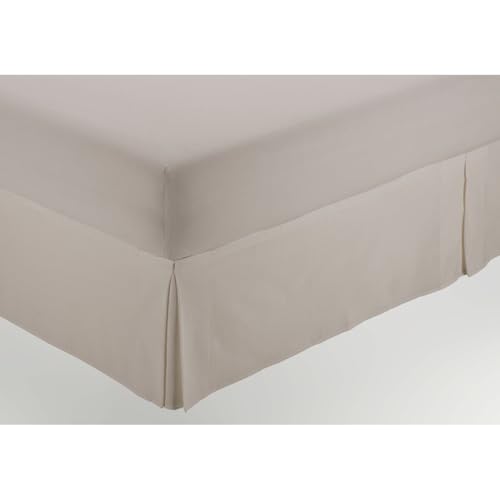 ESTELIA - Cubrecanapé de Hilo Tintado Color Lino - Cama de 90 (Alto 35 cm) - Tipo Colcha - 50% algodón / 30% poliéster / 20% Lino